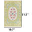 Tapis ovale à motif floral Spring Green Chintz-563468887