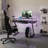 Techni Sport TS-200 Carbon Computer Gaming Desk With Shelving, Black