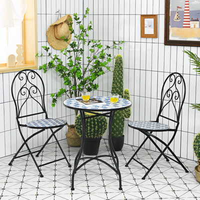 Ensemble de chaises bistro 3 pièces