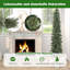 Lighted Artificial Pine Christmas Tree