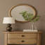 Miroir rond English Oak