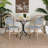 Mariyam Massapequa King Louis Back Rattan Side Chair Dining Chair