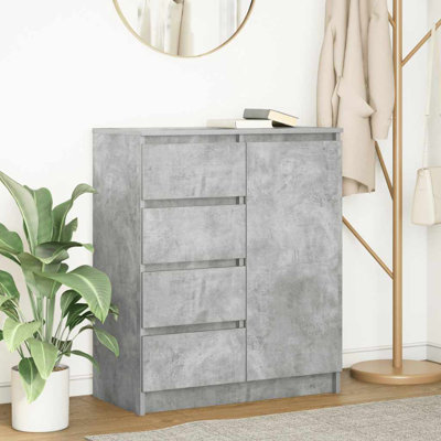 Sideboard With Drawers 71X35x84 Cm Engineered Wood