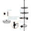 Tension Stainless Steel Shower Shelf