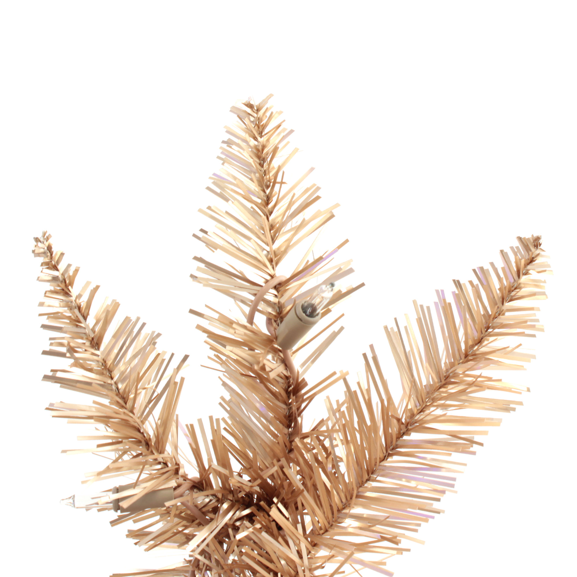 Lighted Artificial Pine Christmas Tree, 6'