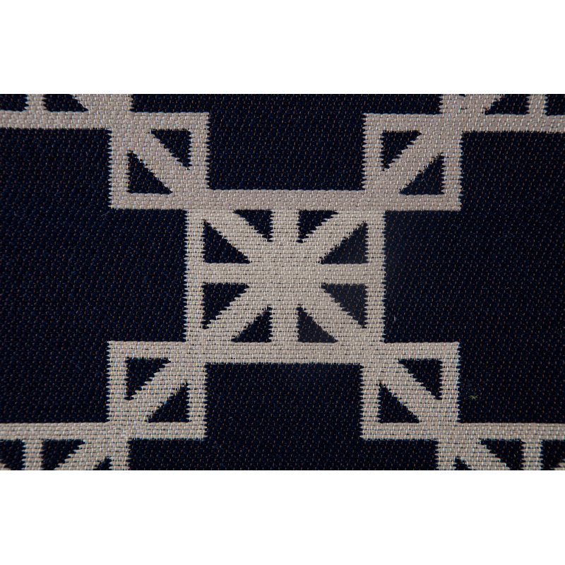 Tapis de chaise de bureau en jacquard de polyester avec support antidérapant Anji, H 0,25 po x l 36 po x P 48 po
