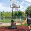 Panier de basketball portatif avec panneau de PC incassable