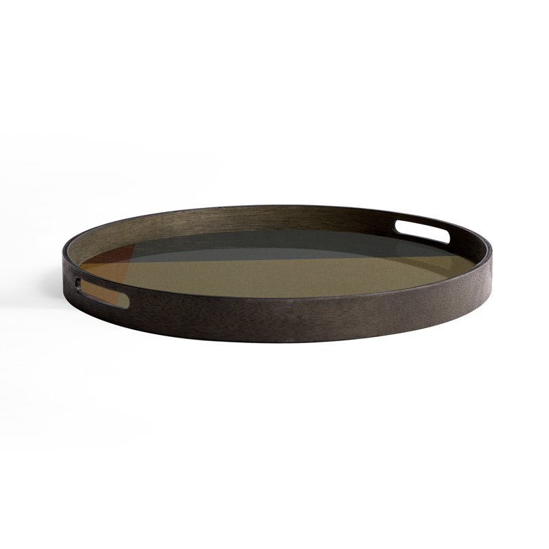 Composed Angles Glass Decorative Tray
