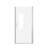 Pivot Shower Door, Brushed Nickel Aluminum Frame, Half Frame ,1/4"(6Mm) Tempered Glass Explosion Proof Film-121059793