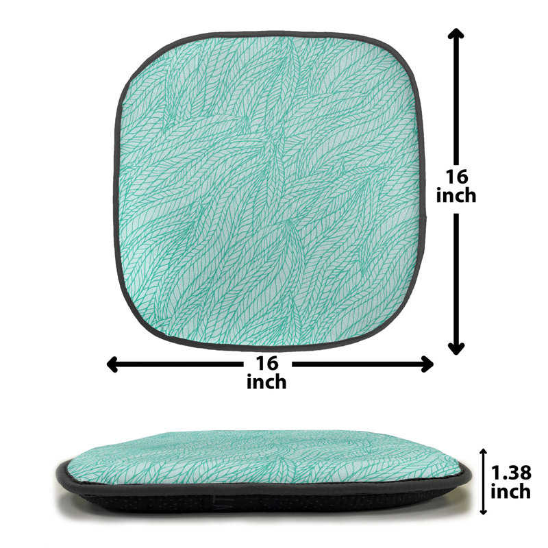 Outdoor 1.38'' Dining Chair Seat Cushion