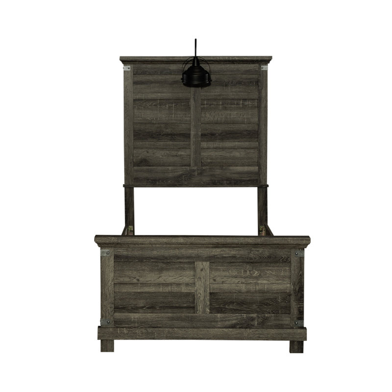 Lafever Panel Bed w/ LED Light, Twin
