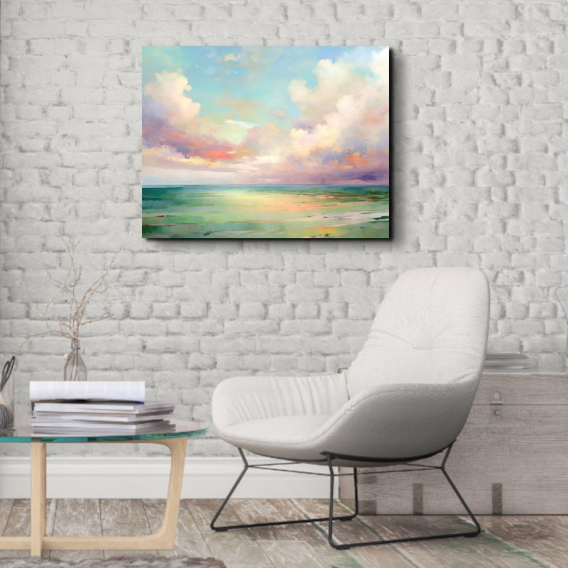 Reproduction de giclée sur toile tendue Shallow Water, H 26 po x l 32 po x P 1,5 po