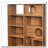 Modern 2 IN 1 Wood Bookshelf Cat House-164405509