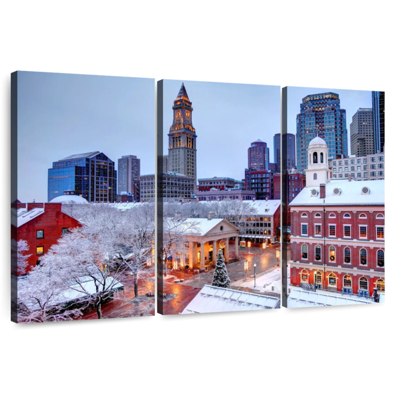 Nicci Boston Wintertime, 28" H x 45" W