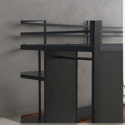 Lits multifonctionnels avec rangement, loft moderne en bois aggloméré pour dortoir