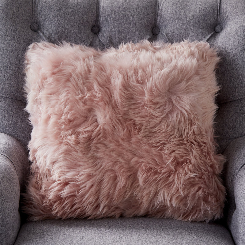 Lara Square Cushion Cover, Pink