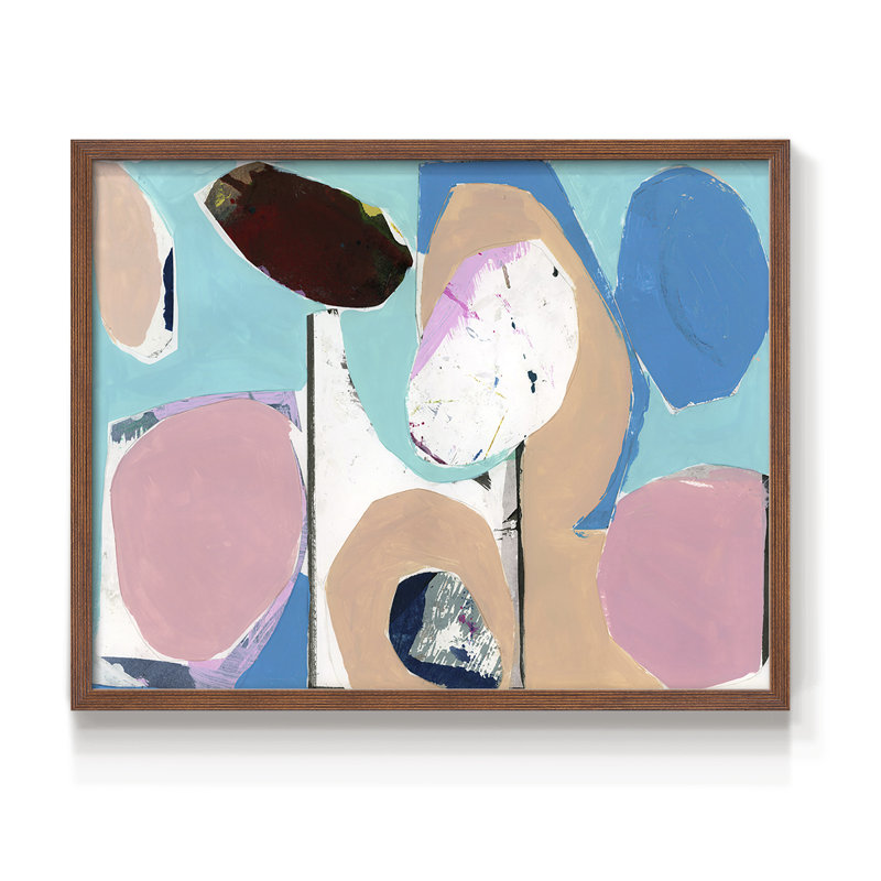 Color Trend II - Impression encadrée - Restickable, Noyer, H 16 po x l 20 po