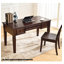 Bureau en bois massif American Classic: rangement à 3 tiroirs
