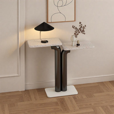 Marble Console Table Stainless Base