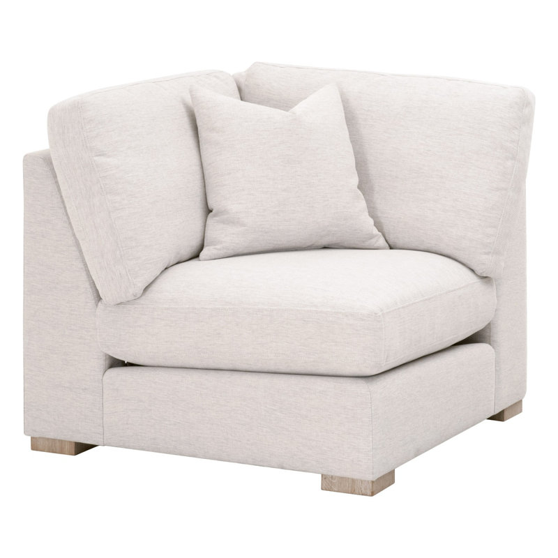 Chaise de coin modulaire rembourrée Clara
