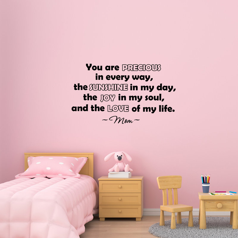 Grabowski Text & Numbers Wall Decal, 21x37