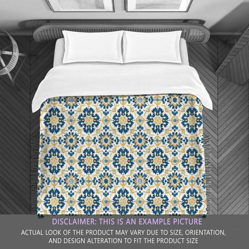 Mediterranean Mandala Comforter, Queen Comforter