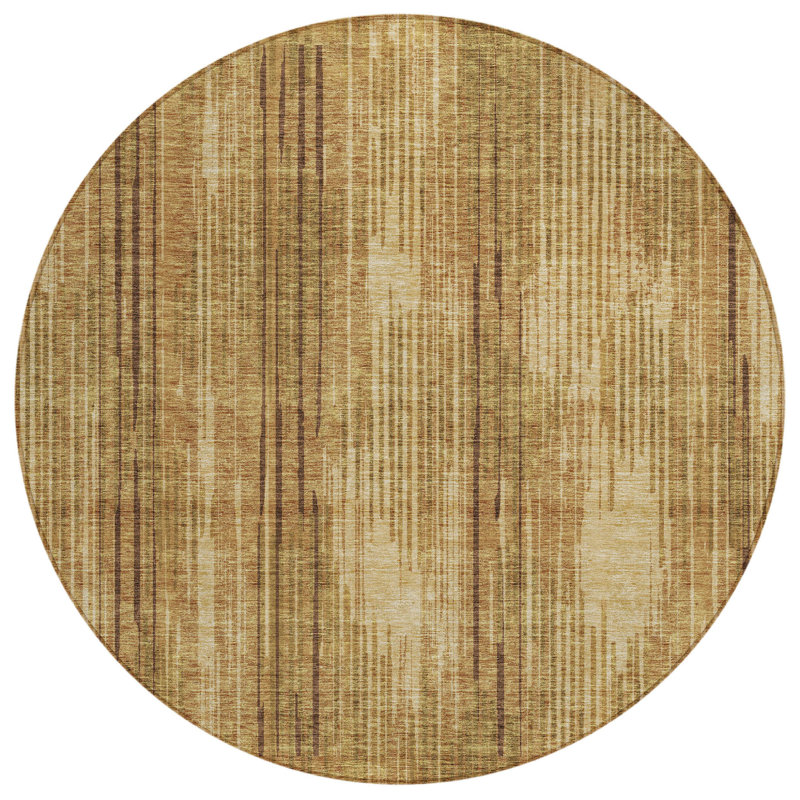 Tapis intérieur lavable rayé 8 pi