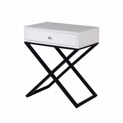 23" Wooden End Side Table Nightstand