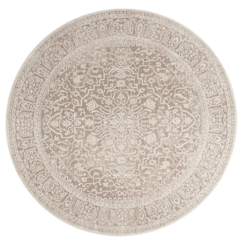 Gallaher Oriental Area Rug, Round 201 cm