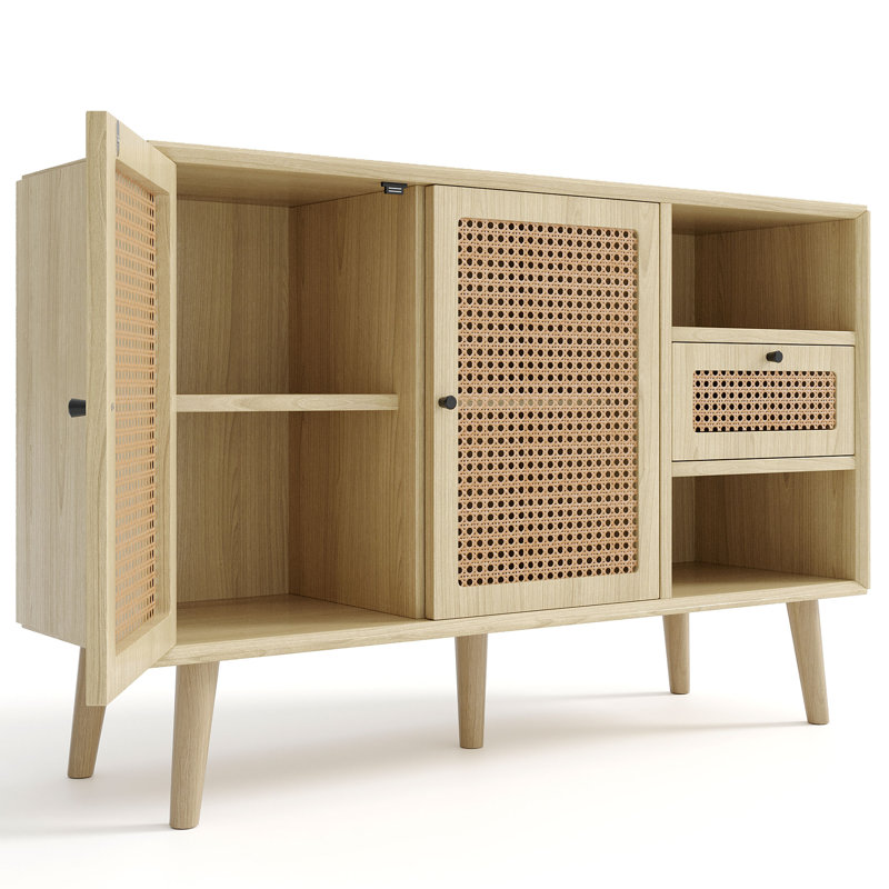 Alphon Solid Wood 1 - Drawer Rectangle Accent Chest
