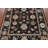 Black Floral Oushak Vegetable Dye Area Rug