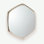 Hudson Hexagon Metal Mirror