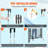 Pool Fence Gate 4 x 2.5 FT Removable Inground Pool Gate for Kids Security