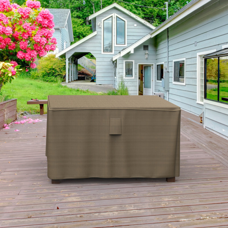 Hillside Heavy Duty Square Patio Table Cover, 28" H x 48" W x 48" D