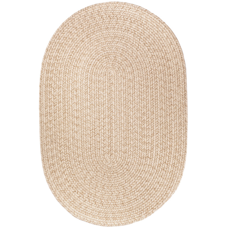 Smyth Hand Braided Synthetic Indoor Rug, Oval  3' x 5'