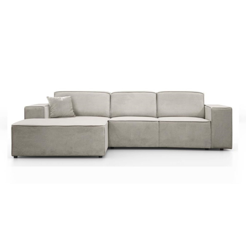 Avionna 4 Seater Sofa & Chaise, Left Hand Facing, Beige