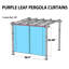 Écran de remplacement pour pergola rétractable mauve-87037580-87037577