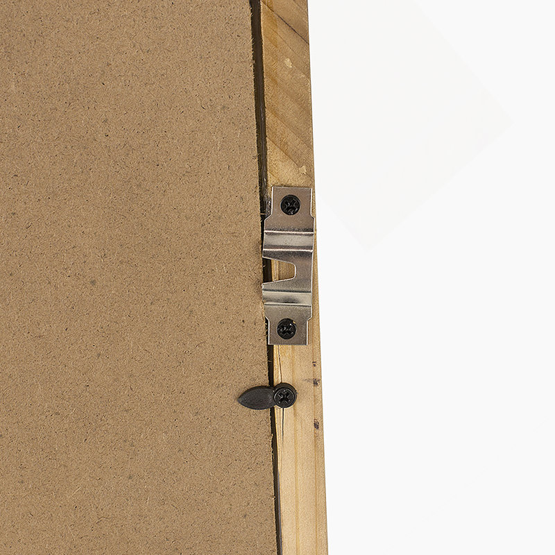 Miroir rectangulaire en bois manufacturé