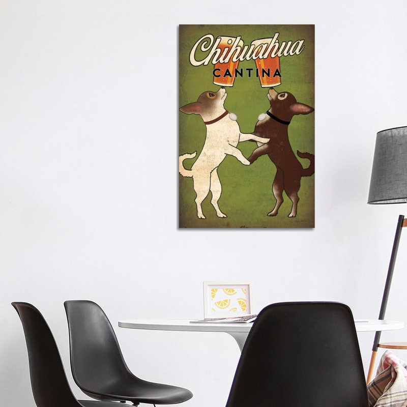 Chihuahua Cantina - Wrapped Canvas Print, 101.6 cm H x 66.04 cm W x 3.175 cm D