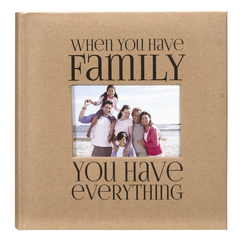 Album photo en papier famille kraft