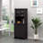 64.5" Kitchen Pantry with Microwave