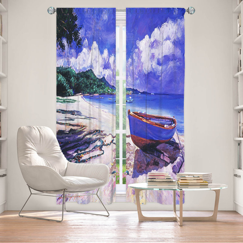 Rideau simple obscurcissant avec passe-tringle Delaughter, L 20 po x L 61 po
