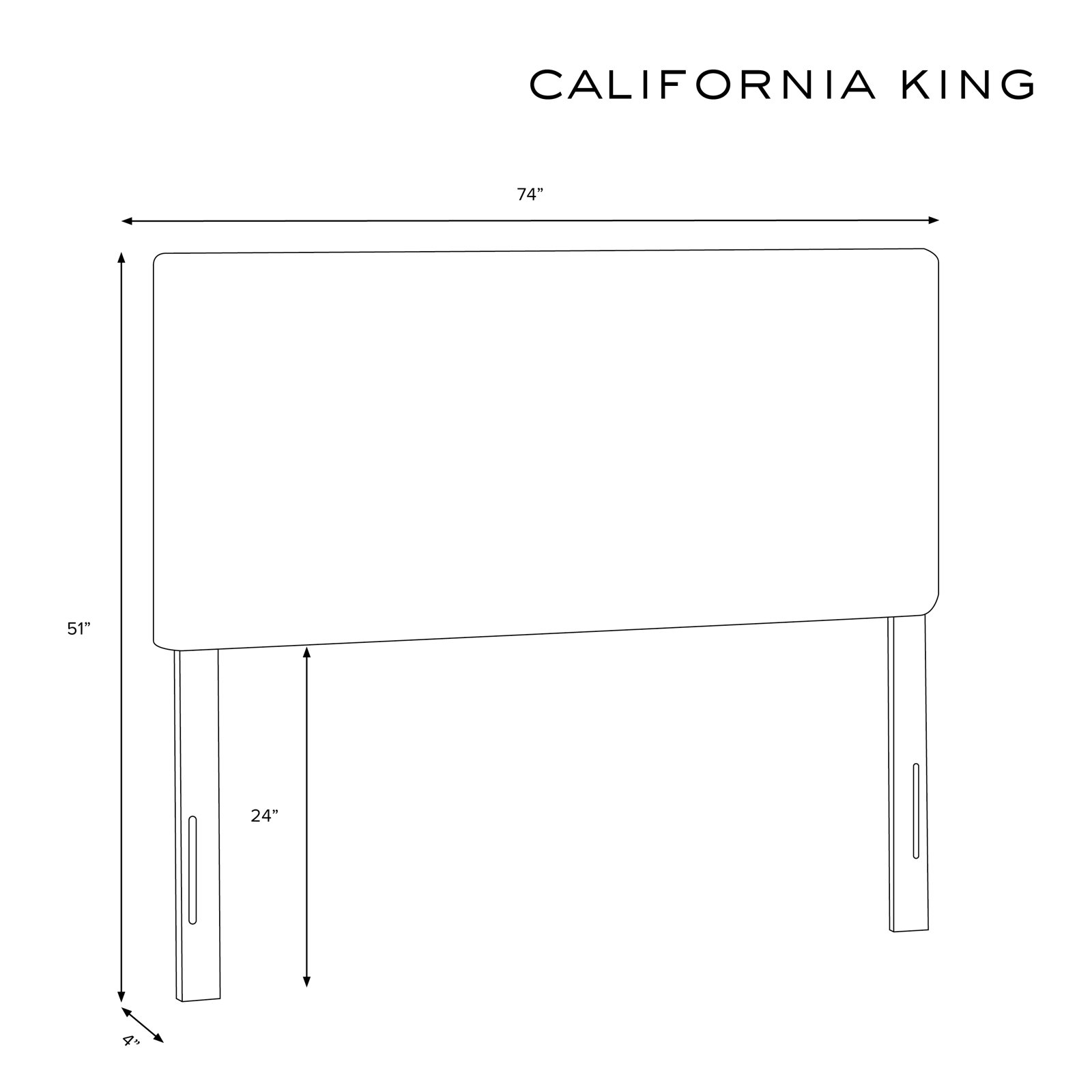 Eisley Upholstered Headboard, California King, Classic Otter Performance Velvet