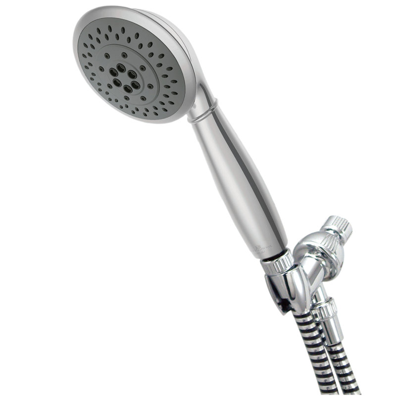 Kingston Brass Shower Scape 5-Function Hand Shower Set with Plastic Hose, Brushed Nickel