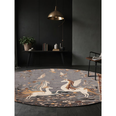 Tapis gris lavable à la machine