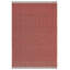 Élégant tapis tissé rouge, 6,6 x 9,5 pieds | 100% jute et chenille, hauteur de poils de 0,3 po | Envers en coton antidérapant, 400 000 points de fil | Parfait pour le salon et la chambre à coucher, facile d'entretien, facile à nettoyer-456501020