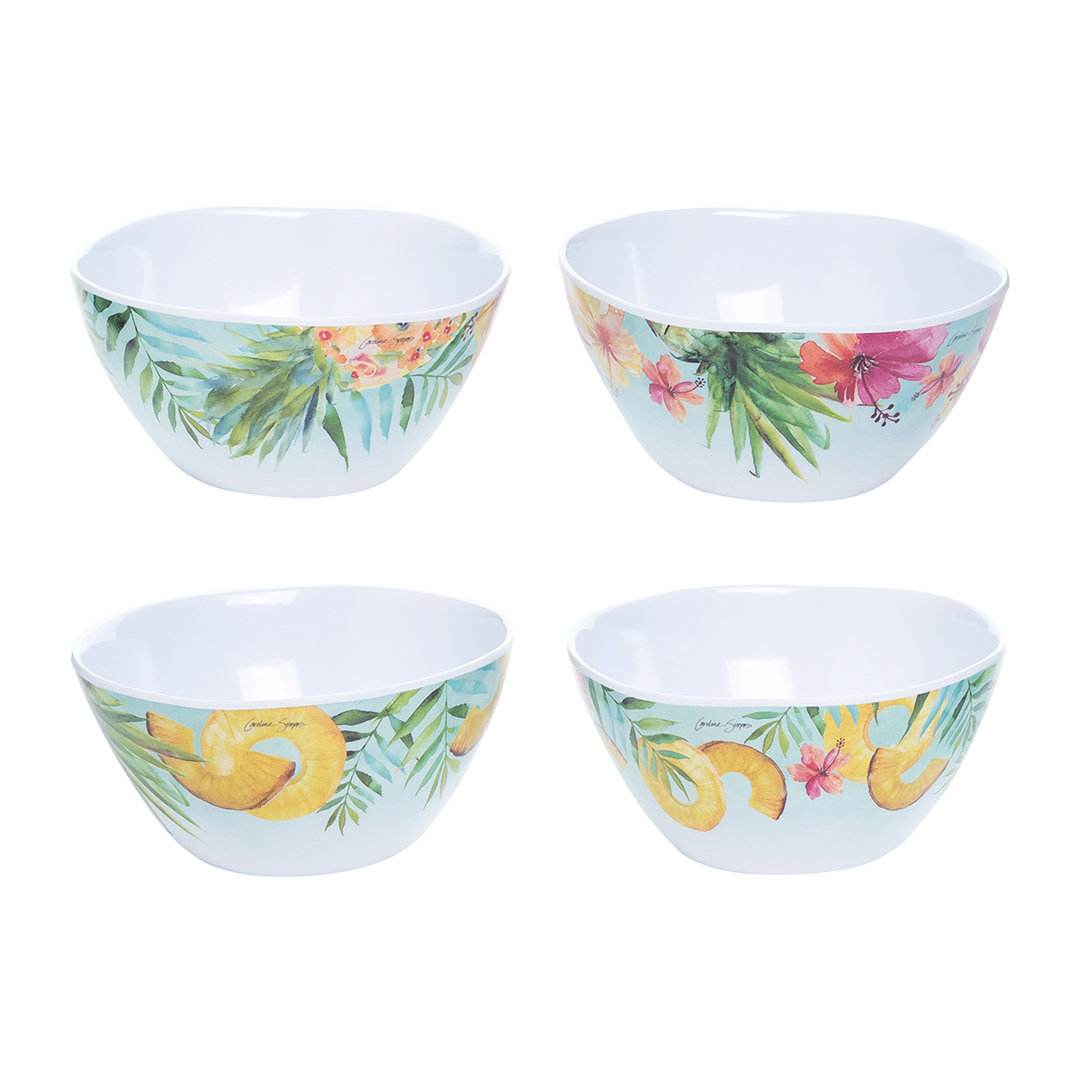 Holmgren Pineapple Summer Bowl Set of 4 Bay Isle Home™