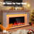 Hanniel Simple Surround Electric Fireplace-1086875627