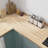 Biserka Unfinished Hevea Solid Wood Butcher Block Countertop for DIY Kitchen Countertop, Desk Top, Workbench-622162959