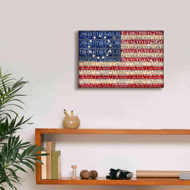 «Betsy Ross Flag» par Design Turnpike, H 12 po x l 18 po x P 0,75 po